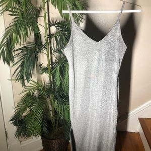 Grey bodycon dress